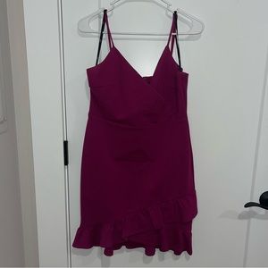 LULU’S RUFFLE STRAPPY MINI DRESS